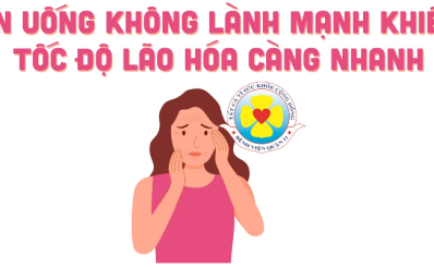 Ăn uống không lành mạnh khiến tốc độ lão hóa càng nhanh